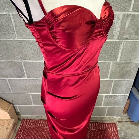 Satin maxi corset dress.
*BLACK FRIDAY SPECIAL* - Picture 5 of 14